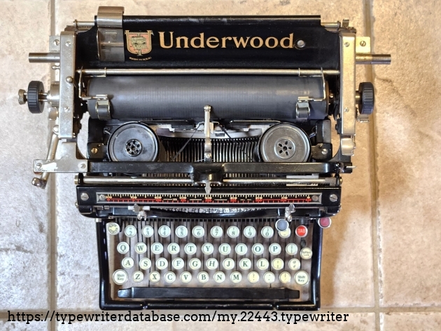 1917 Underwood 5 on the Typewriter Database