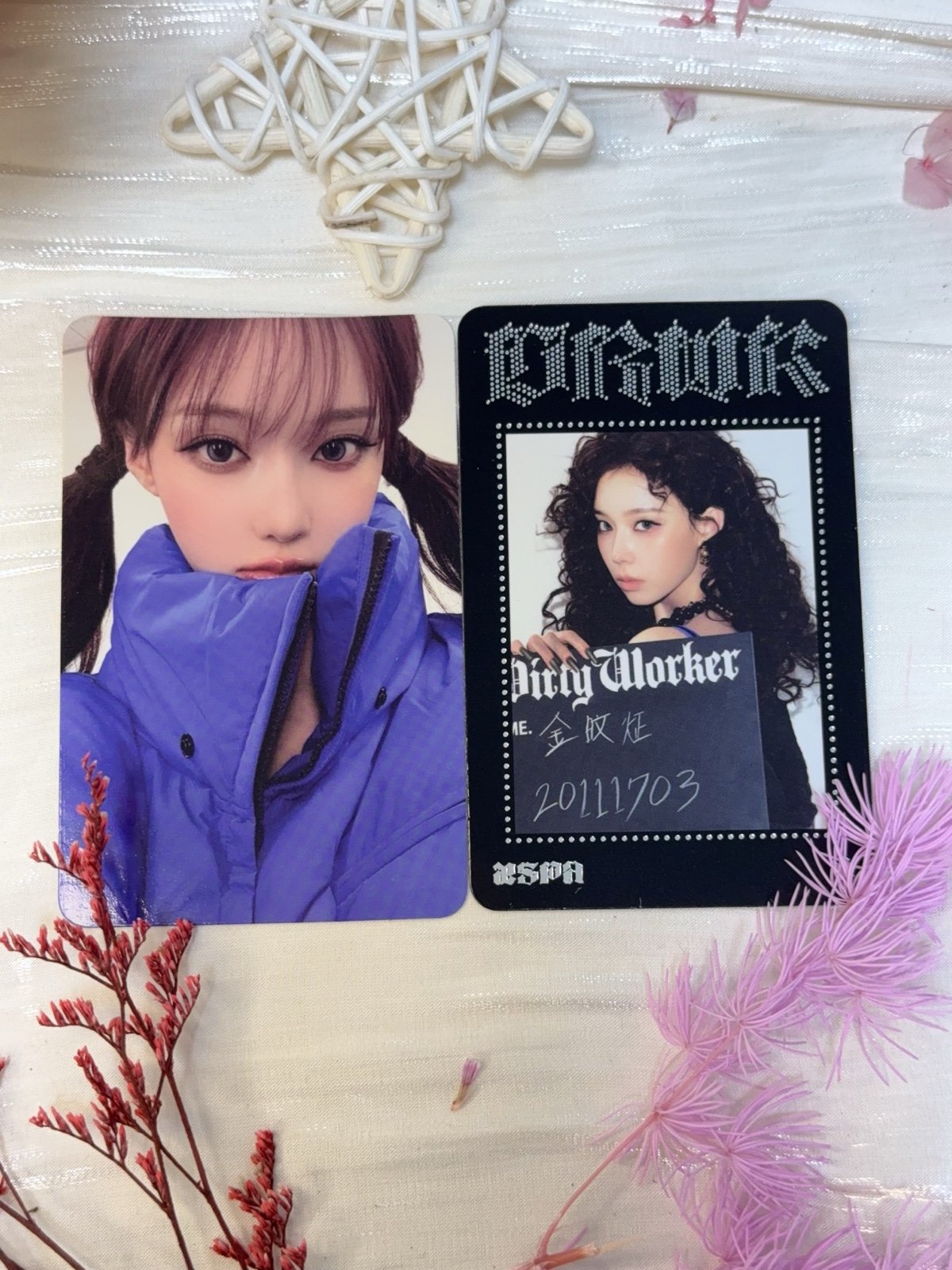 aespa WINTER 'Dirty Work' TRADING CARD A ver | Mercari