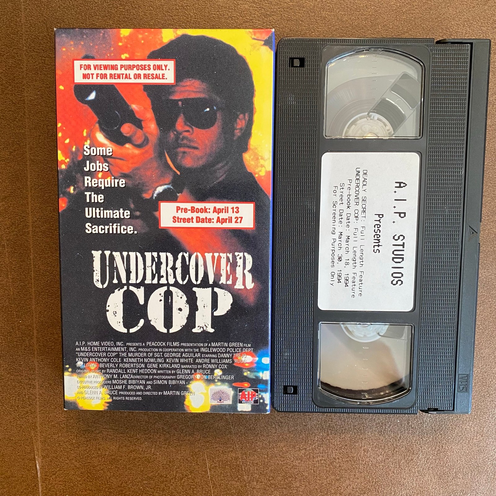Undercover Cop/The Deadly Secret VHS 1994 | Mercari