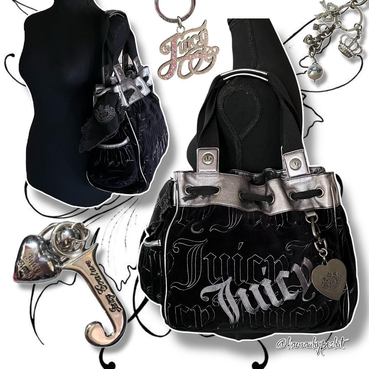 Vintage Y2K Black Juicy Couture Velour | Mercari