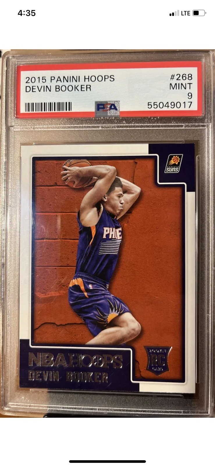 Devin Booker RC auto panini hoops HOOPS DEVIN BOOKER RC AUTO