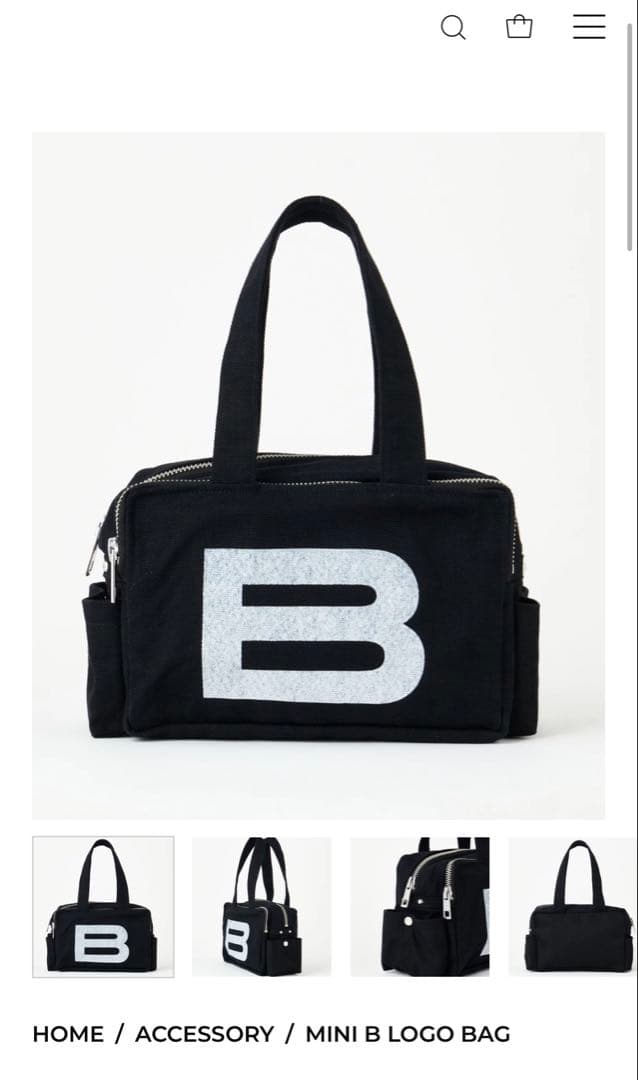 BEEDEN MINI B LOGO BAG BLACK Beeden B Logo Bag