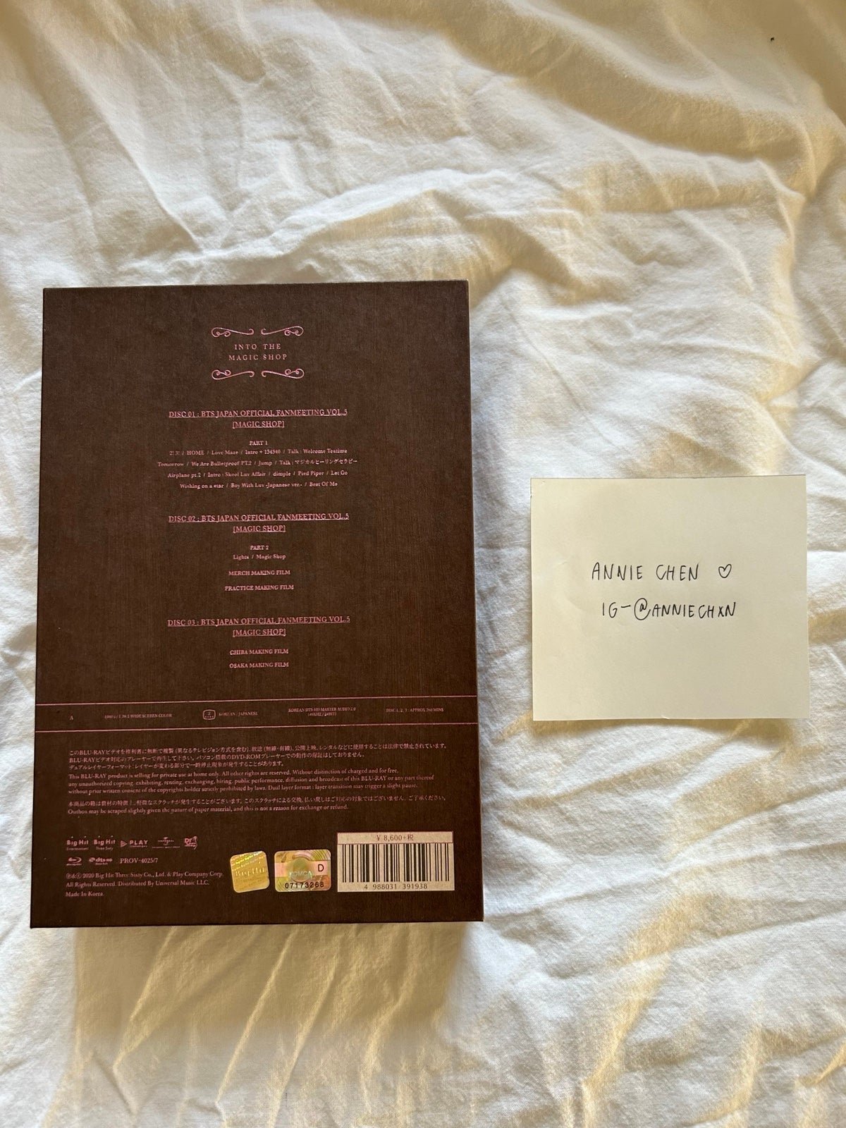 BTS MAGIC SHOP JAPAN Blu-ray BTS MAGIC SHOP マジックショップ Blu