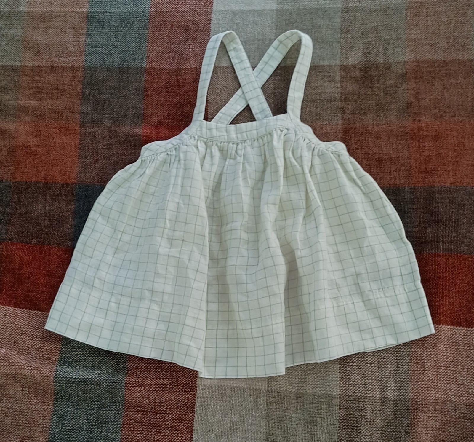Soor Ploom Eloise Pinafore Brown SOOR PLOOM eloise pinafore 4y