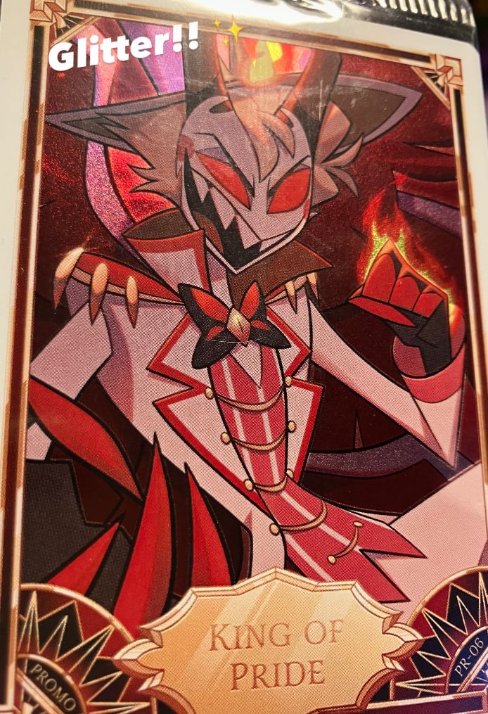 Hazbin Hotel King Of Pride Promo Card New | Mercari