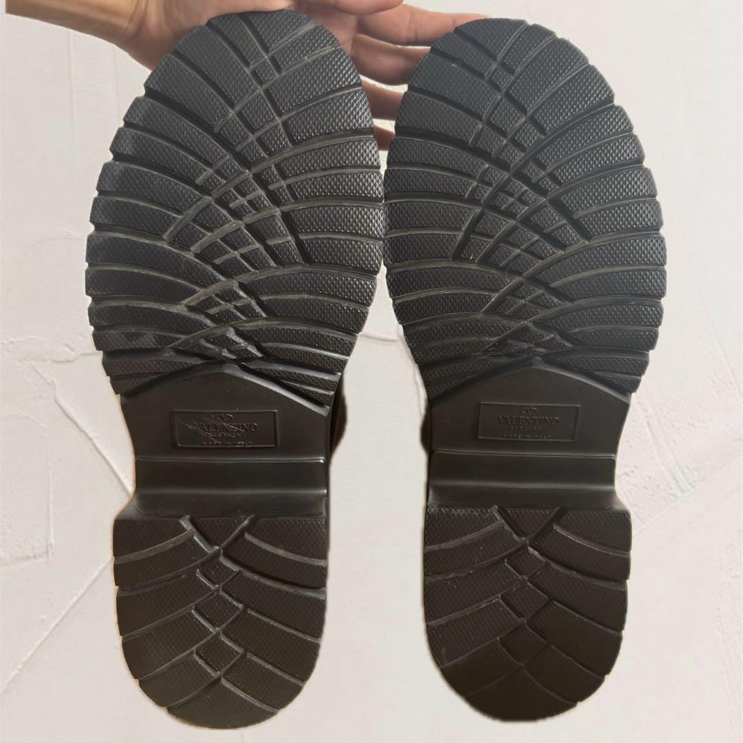 VALENTINO Side Gore Boots Black Size 43