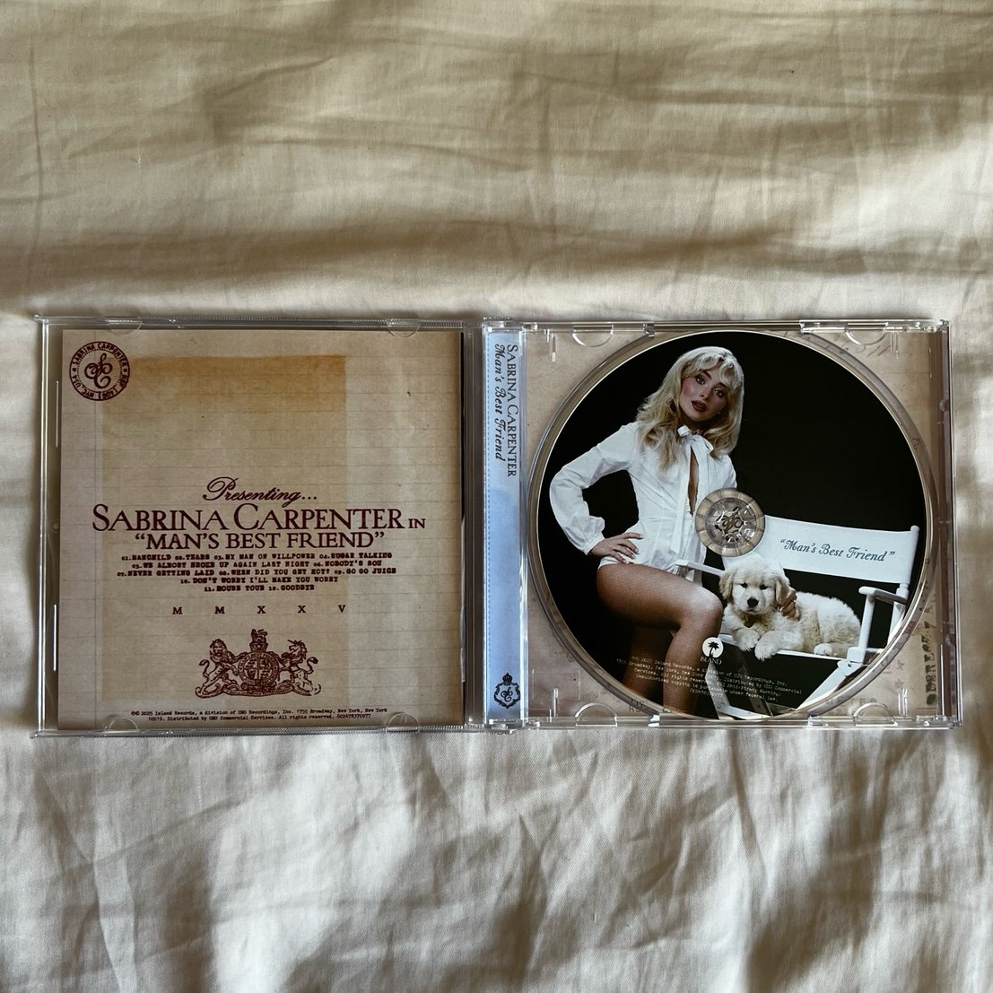 Man's Best Friend Sabrina Carpenter Signed CD | Mercari