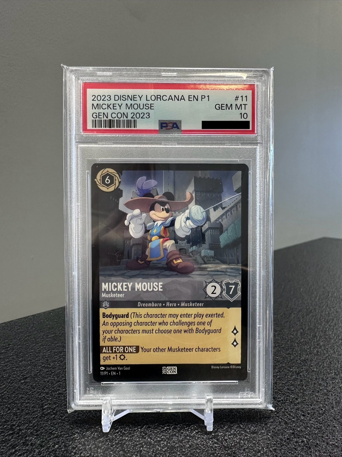 MICKEY MOUSE gencon プロモ psa10 【ロルカナ】 MICKEY MOUSE gencon