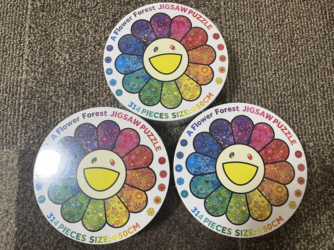 Takashi 村上隆 A Flower Forest Jigsaw Puzzle Murakami ⁄ kaikai