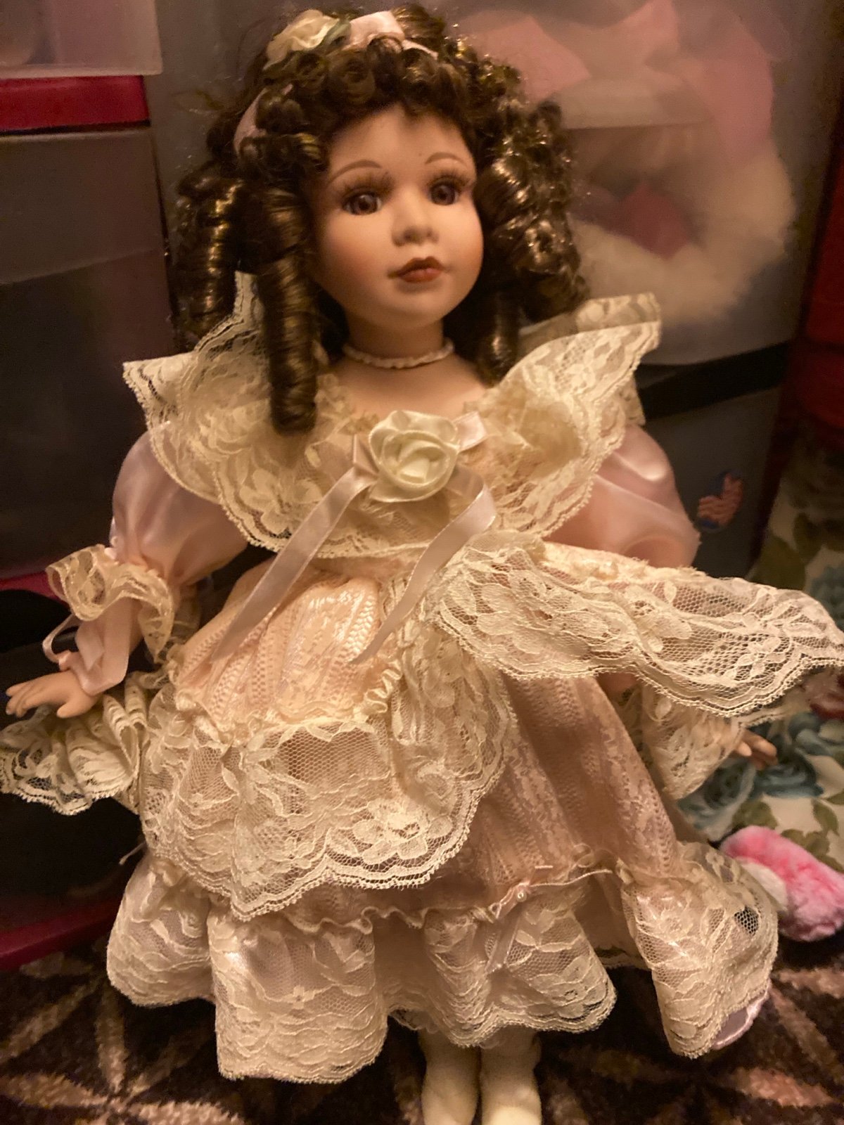 Beautiful coquette porcelain doll Like new | Mercari
