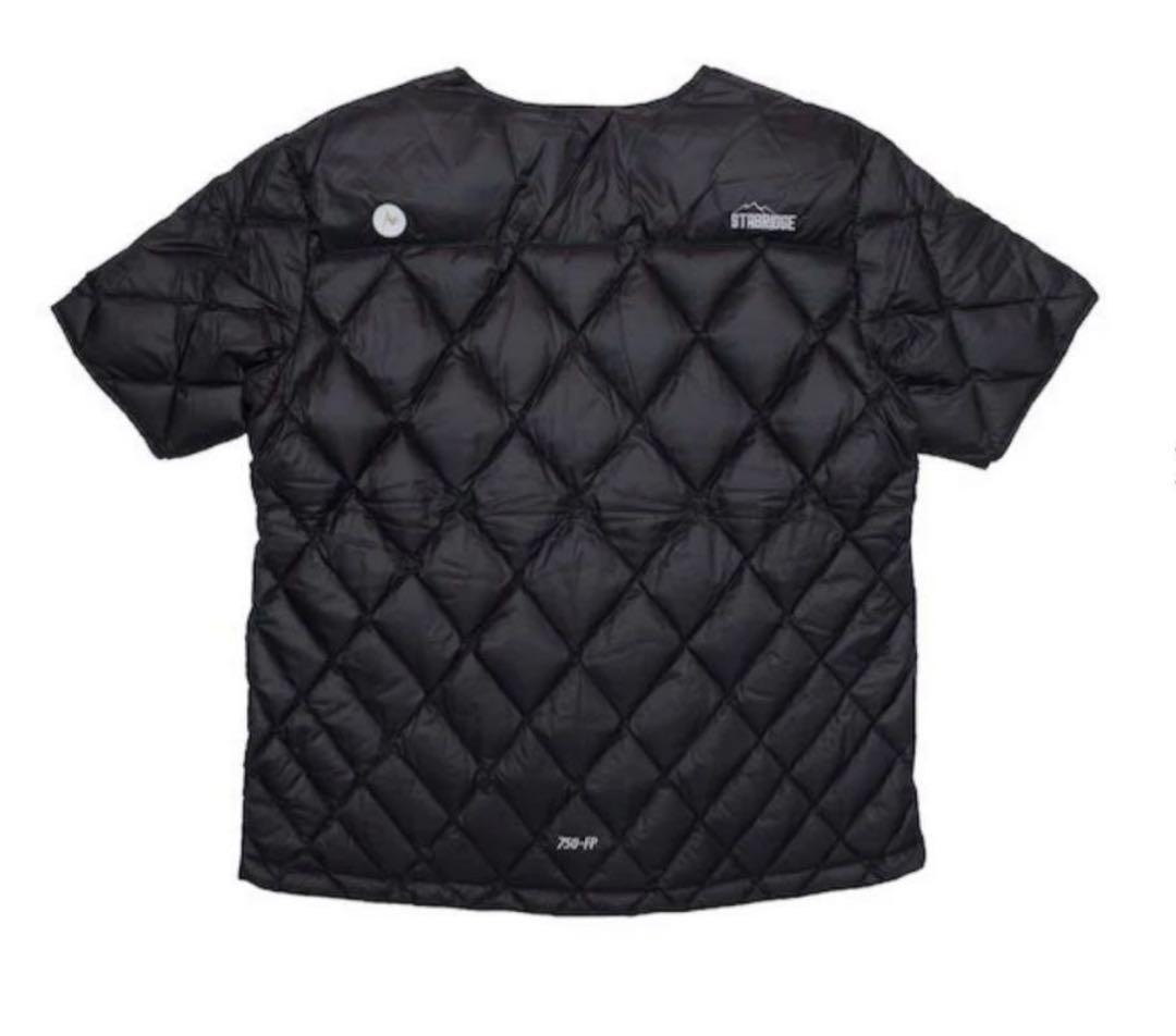 STABRIDGE MARMOT DOWN T-SHIRT Black Down