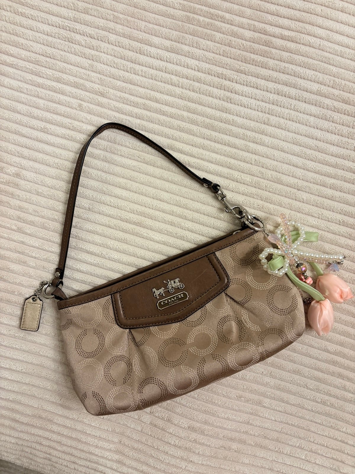 Y2K vintage coach tan Madison mini shoulder | Mercari
