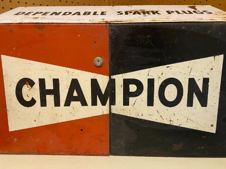 Champion Spark Plug Porcelain Cabinet | Mercari