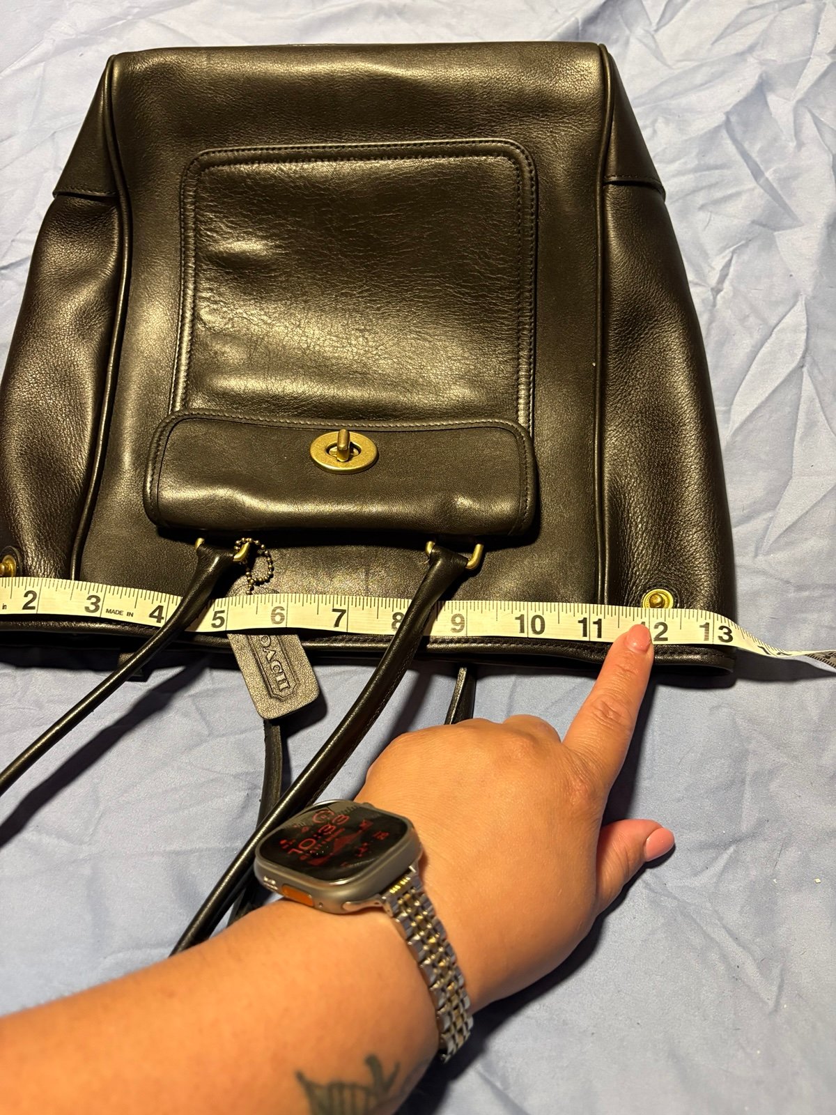 Vintage Coach Penelope Black Leather Bucket | Mercari