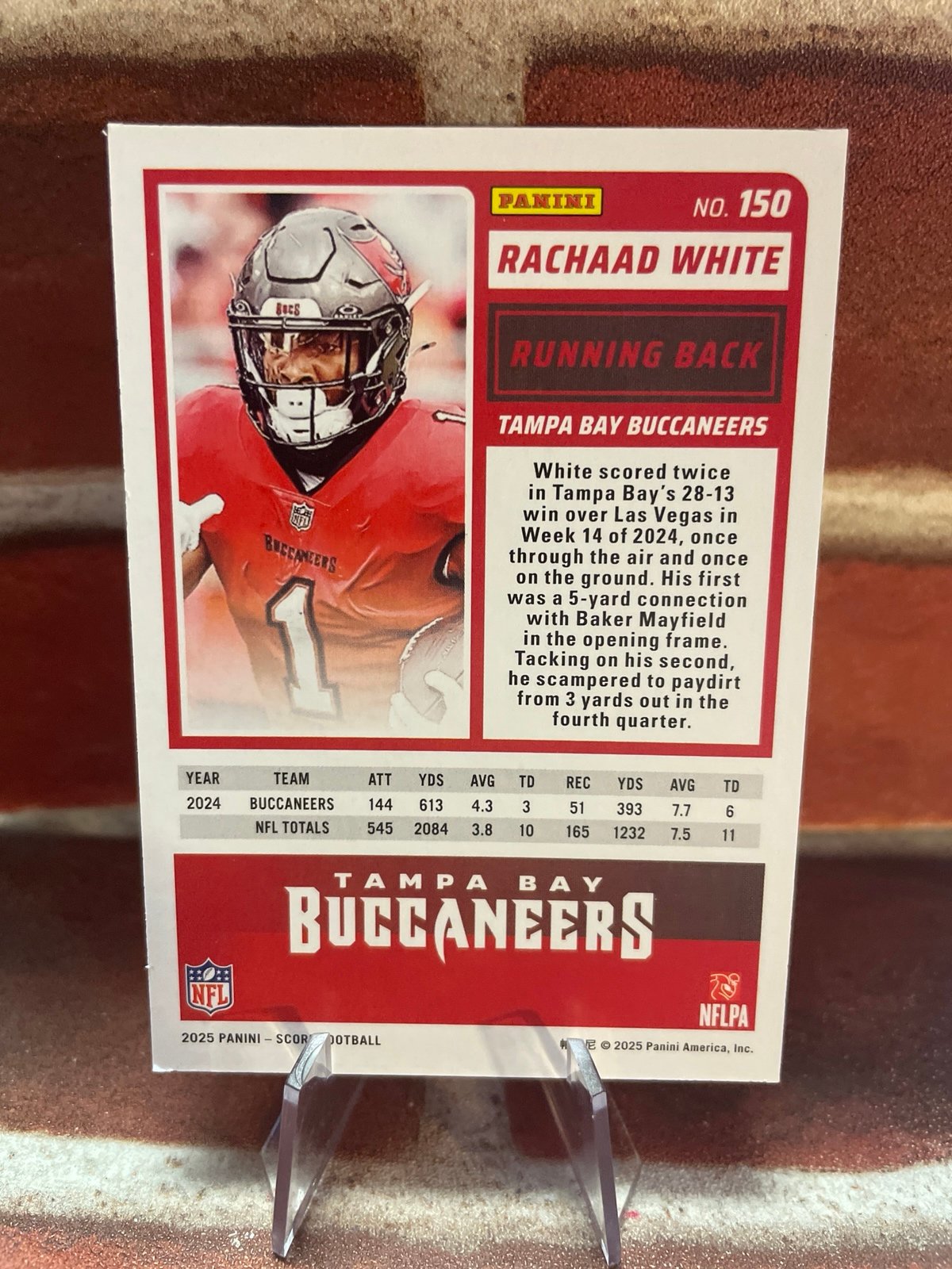 Rachaad White 2025 Panini Score Tampa Bay | Mercari