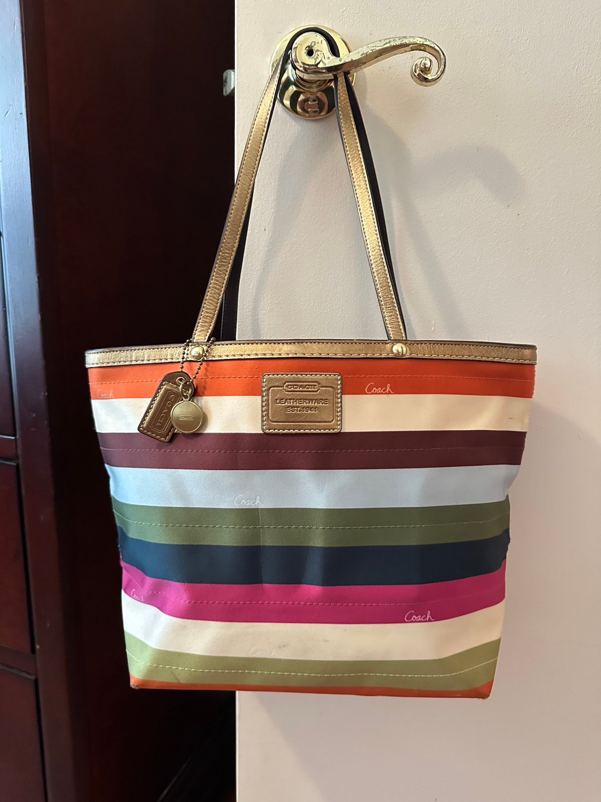 Coach Legacy Stripe 65th Anniversary 11126 | Mercari