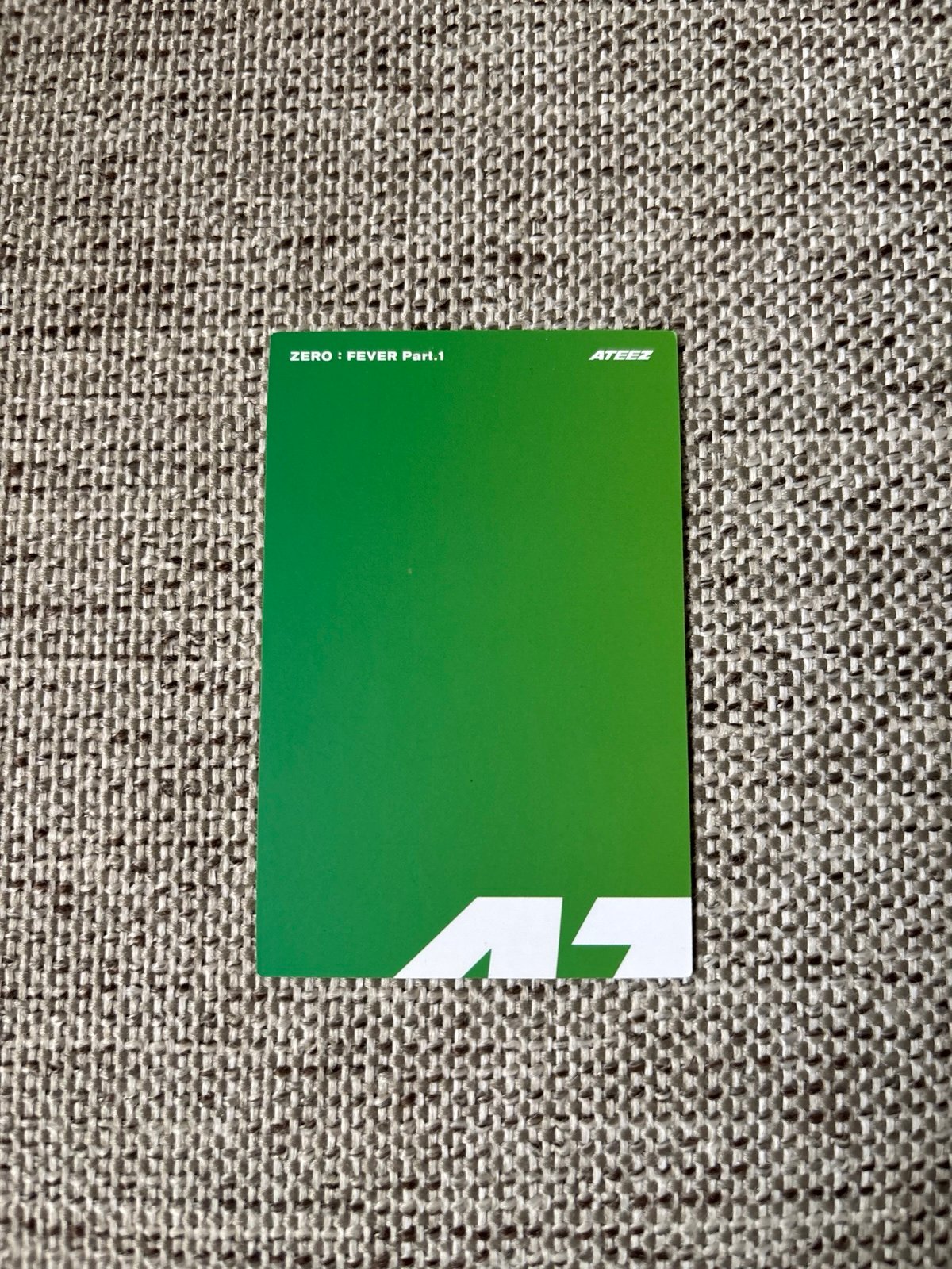 Ateez Thanxx Hongjoong MMT Photocard Like new | Mercari