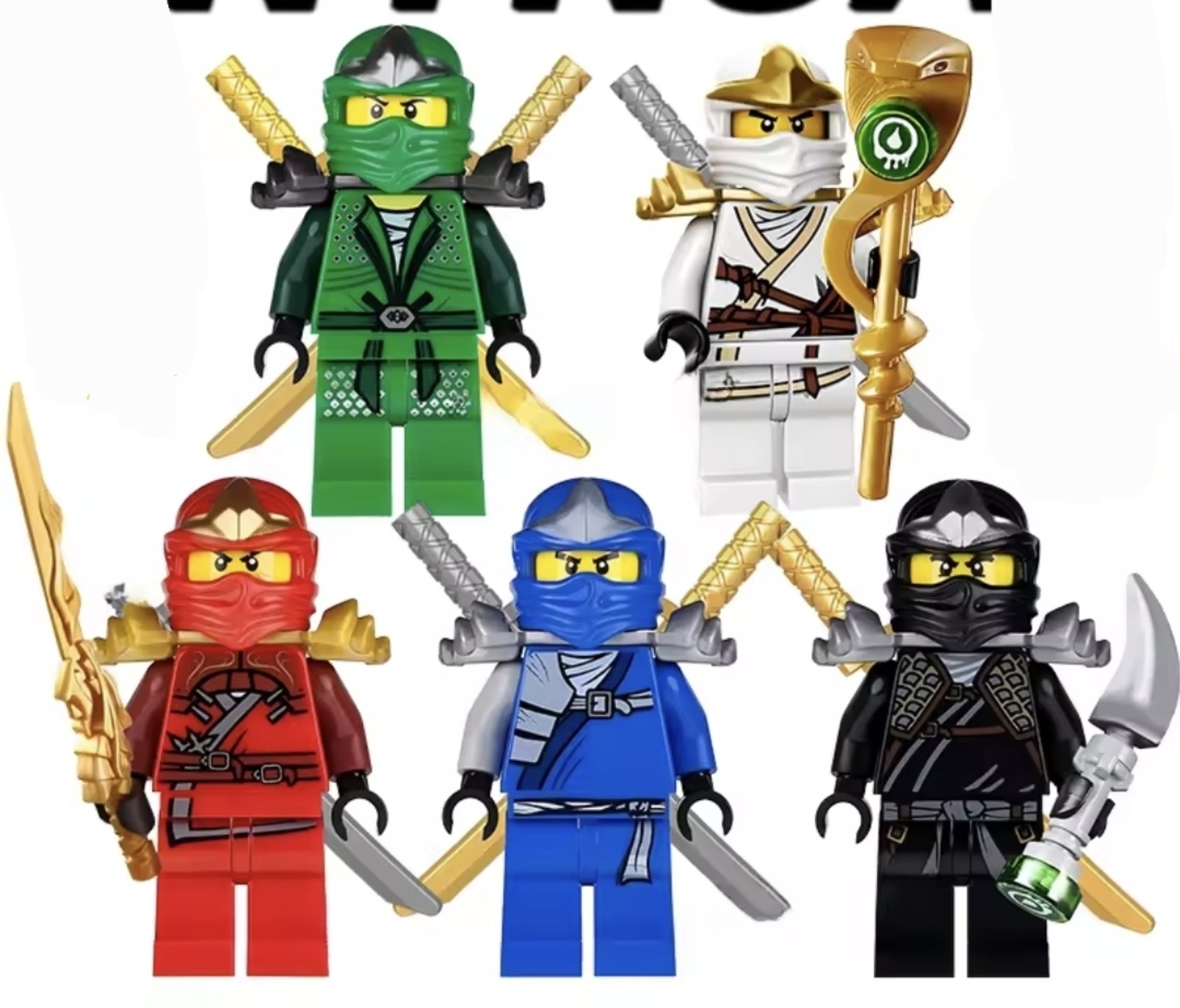 Lego ninjago zx suit kay zane cole jay lloyd | Mercari