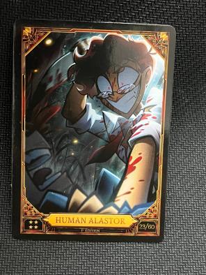 Hazbin Hotel Alastor 1st Edition Trading Card | Mercari