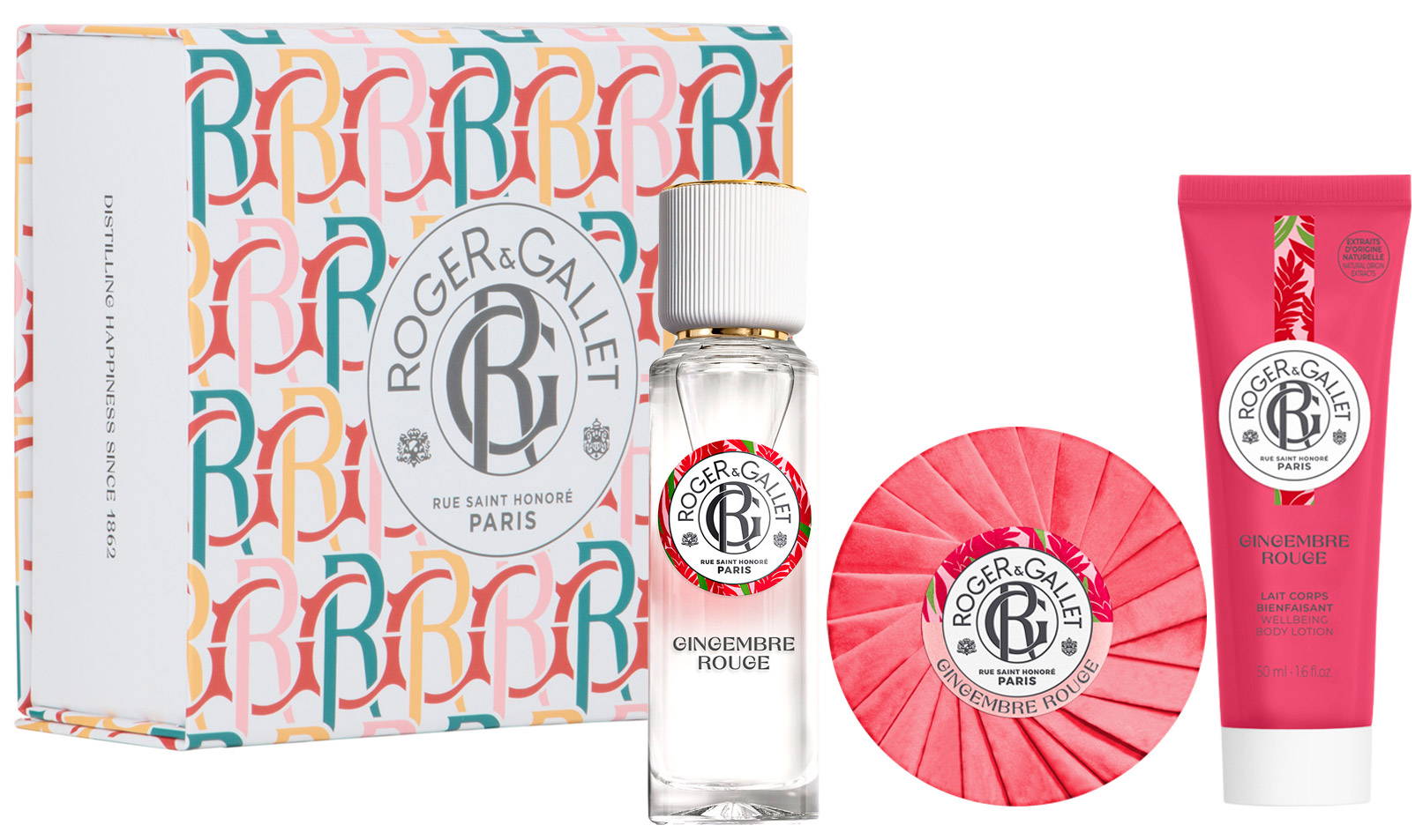 ロジェガレ ジンジャールージュ + フィグ 人気香水+サボン石鹸セット
