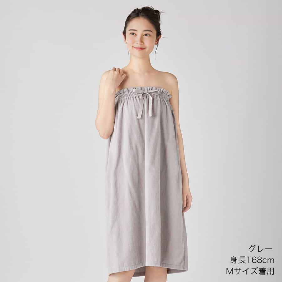 2025年秋冬新色追加】エアリータッチラップドレス（RLZ11899）-UCHINO