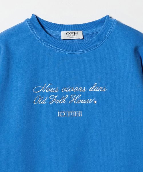 別注】＜OLD FOLK HOUSE＞クルーネック スウェット
