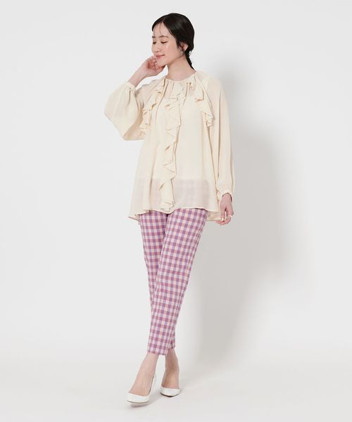 ラッフルフリル ブラウス