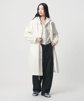 コットンナイロン オックスフォード モッズコート