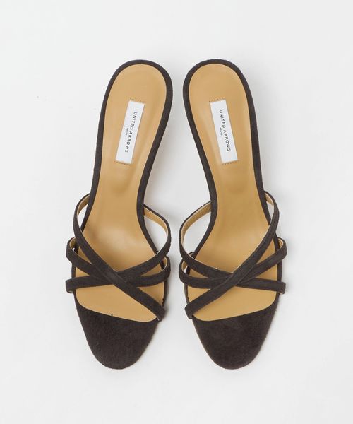 スエード ミュール/サンダル