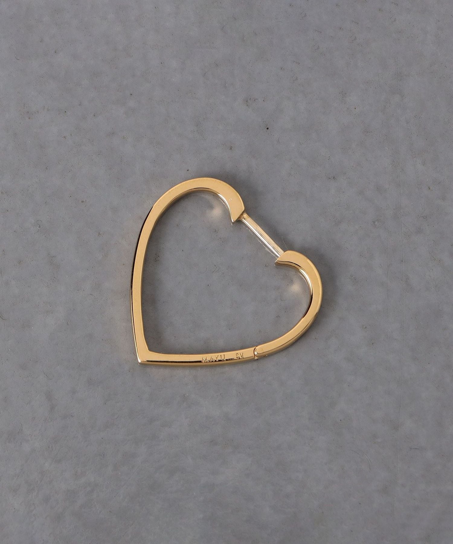 MAYU＞ハートフープ 片耳ピアス