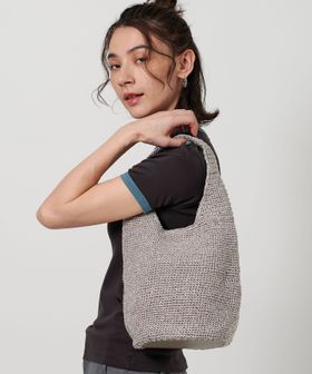 メタルコード ワンハンドル ショルダーバッグ