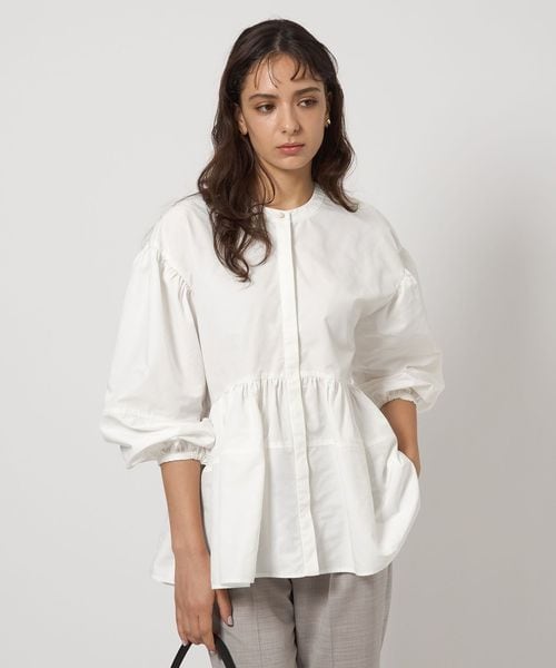at ease＞ペプラム ブラウス