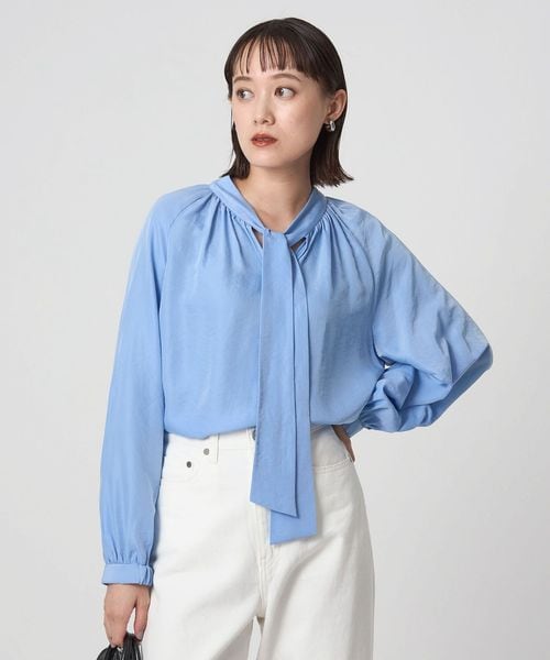 2WAY ボウタイ ブラウス