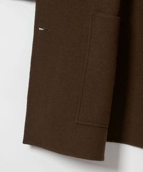 ATTISESSION＞リバーシブル ベルト コート