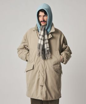 Steven Alan＞ ブラッシュド パデッド スタンド コート