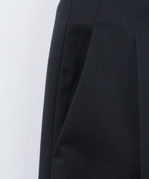 6(ROKU)＞コットン チノ パンツ ブラック