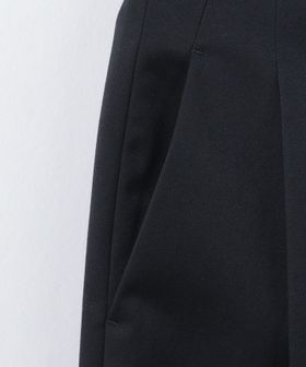 6(ROKU)＞コットン チノ パンツ ブラック