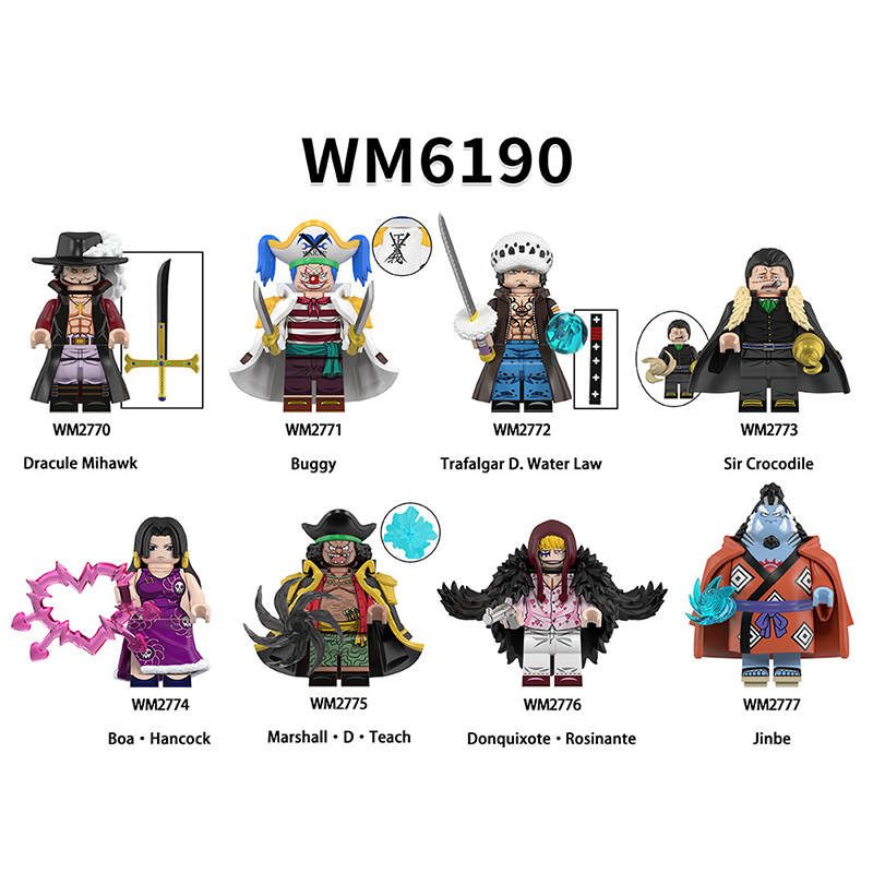 Japanese Anime Game Sabo Donquixote Rosinante Marco Minifigs Kids Toys