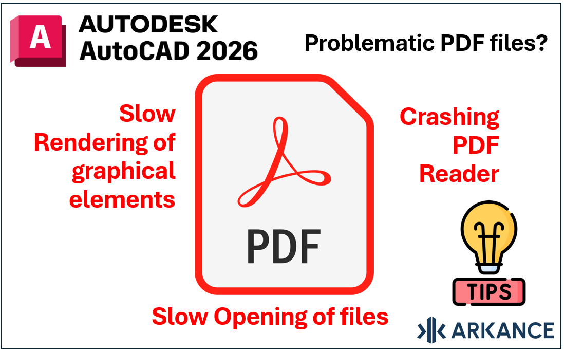 AutoCAD Tip – Slow opening, crashing PDF files generated by