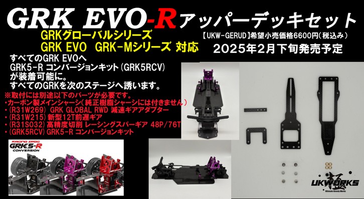 GRK EVO-R upper deck set - UK-WORKS-RC