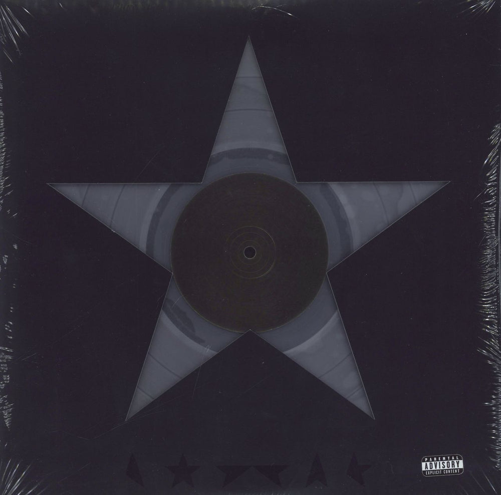 David Bowie Blackstar - Clear - Sealed US Vinyl LP — RareVinyl.com
