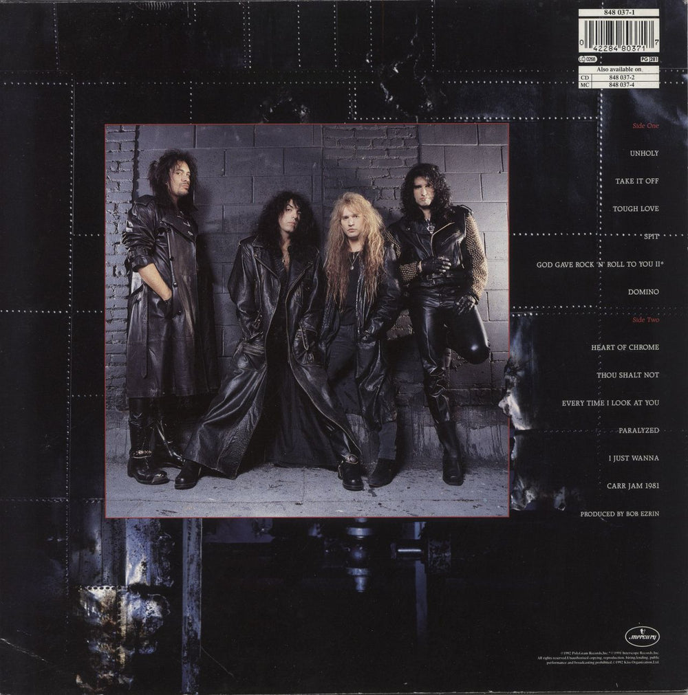 Kiss Revenge - Black Vinyl - EX UK Vinyl LP — RareVinyl.com