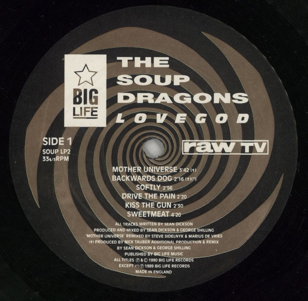 The Soup Dragons Lovegod UK Vinyl LP — RareVinyl.com