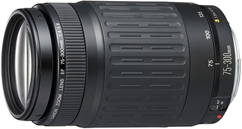 Canon EF 75-300mm f/4-5.6 Black Lens - CeX (UK): - Buy, Sell, Donate
