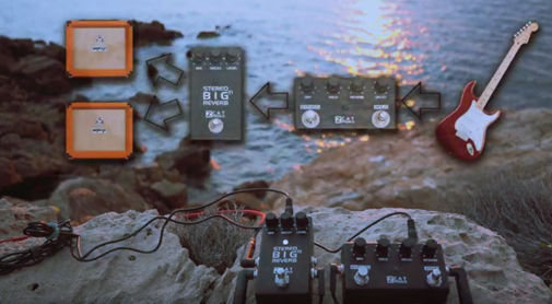 ZCAT Pedals Big Reverb TI Stereoと Hold-Reverbを使った、幻想的な
