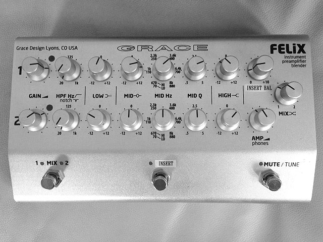 GRACE DESIGN FELiX 【導入事例】 アコースティック楽器用デュアル