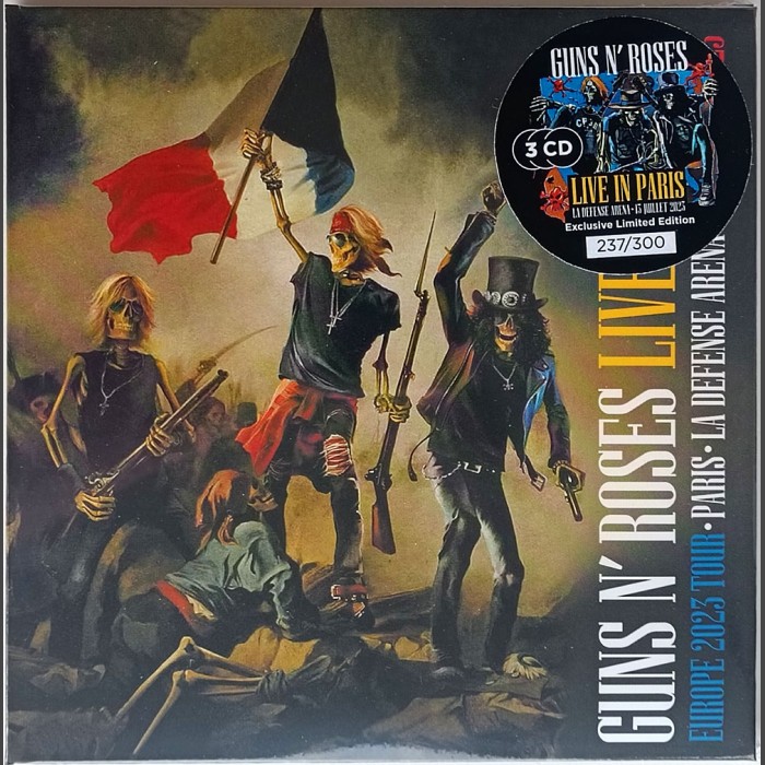 GUNS N' ROSES Live In Paris La Défense Arena Europe 2023 Tour 3CD
