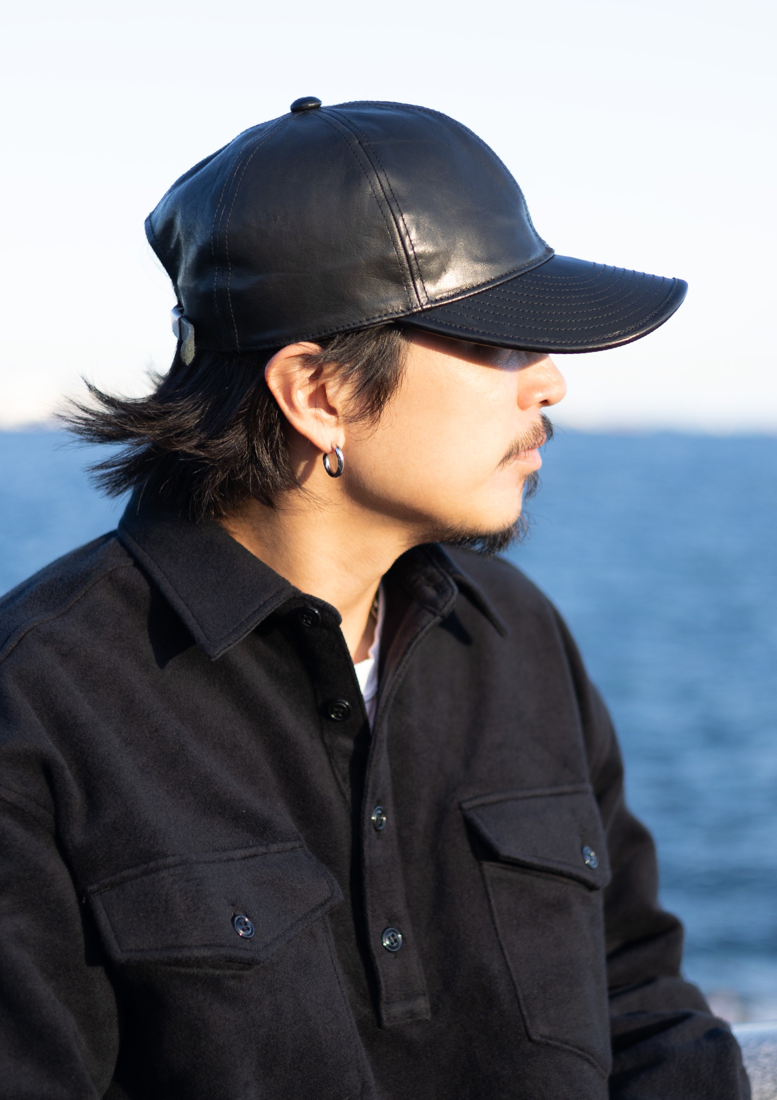 UNNAMED HEADWEAR [LEATHER CAP] 皮帽，栃木真皮，帽子