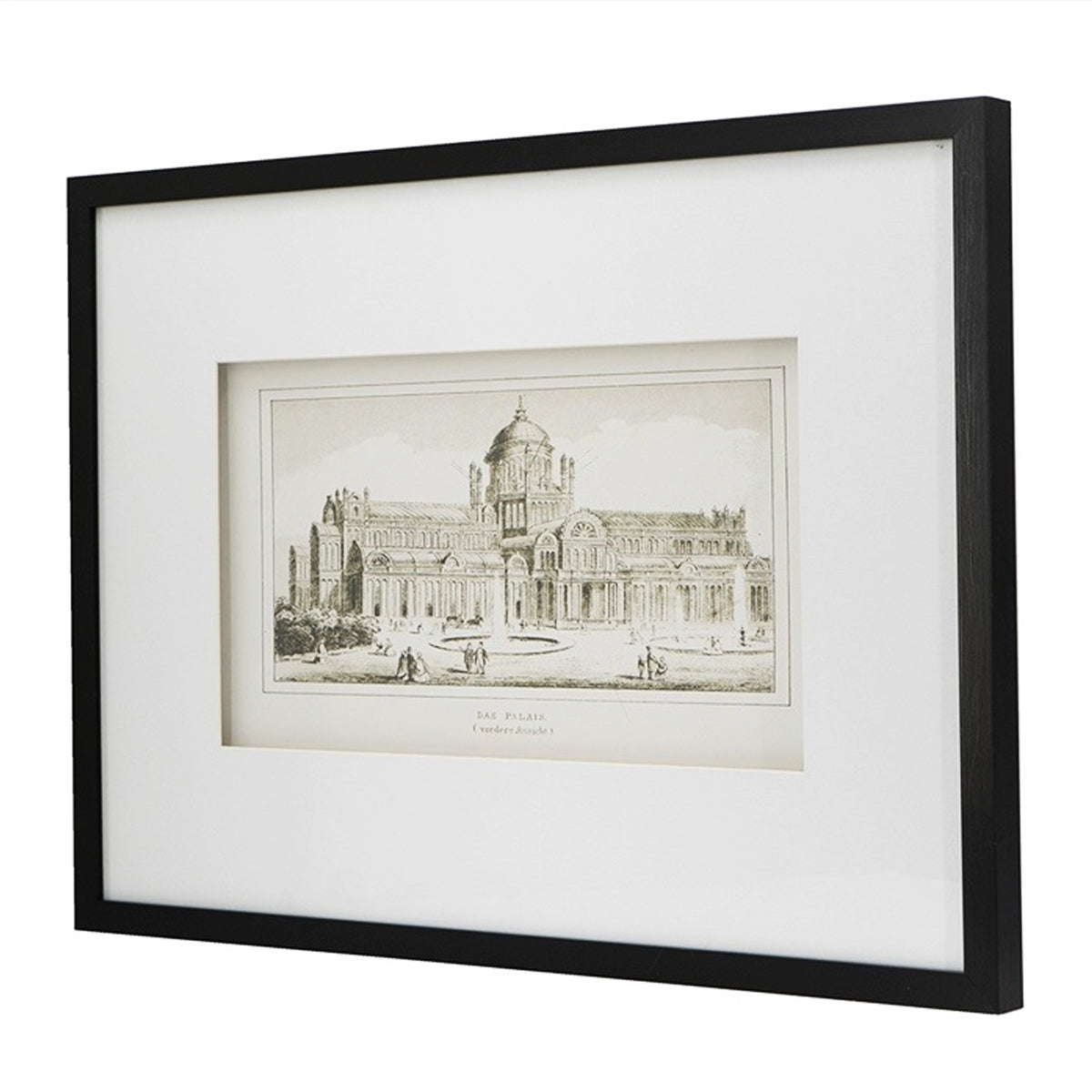 クラシックモダンな額絵（建物・宮殿）/海外インテリアによく見る