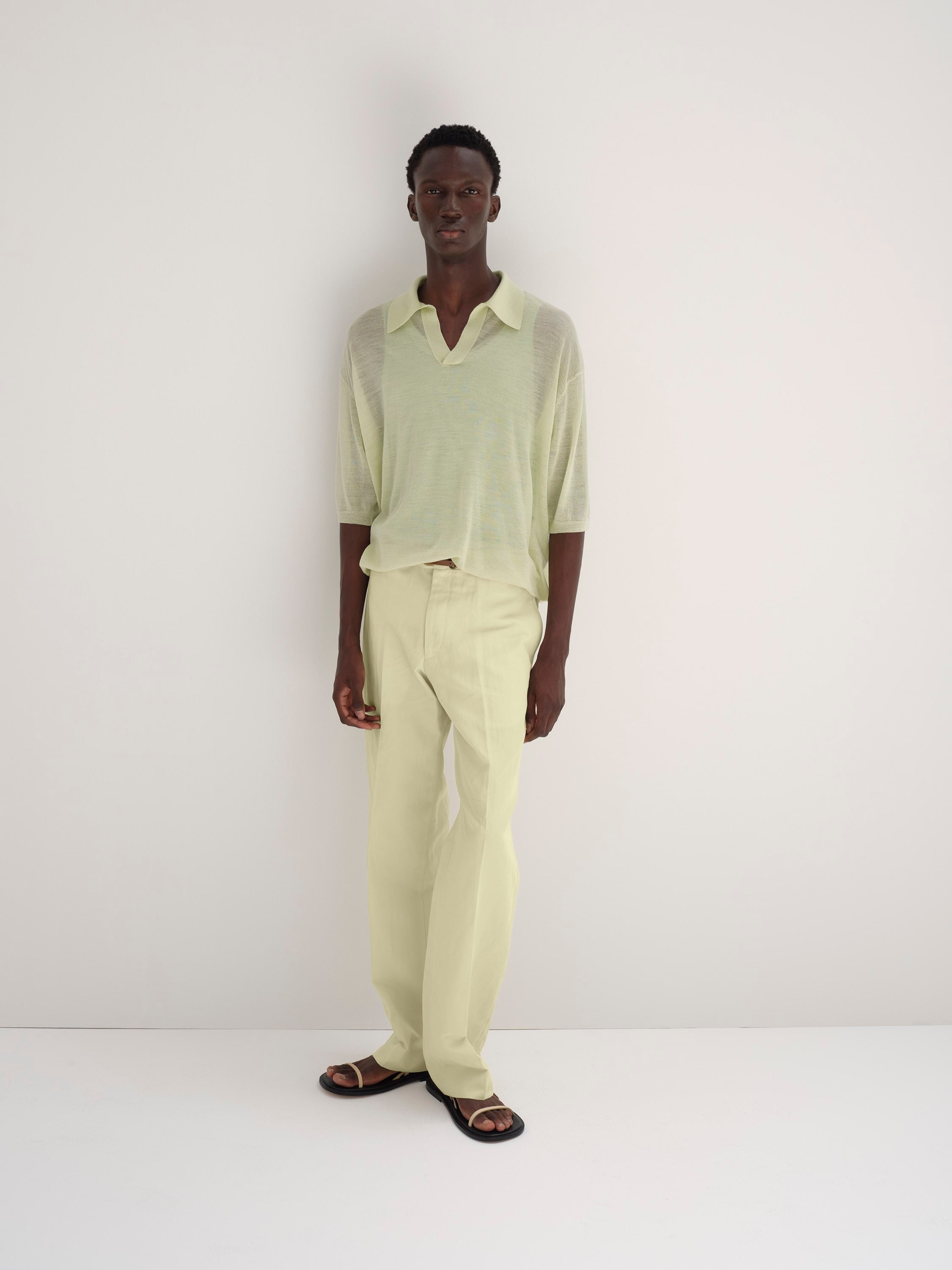 AURALEE HARD TWIST FINX LINEN CHINO SLACKS – unexpected store